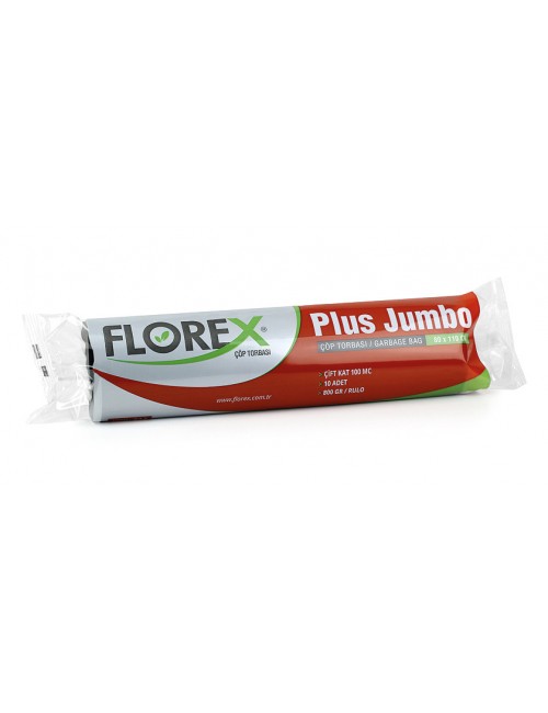 Çöp Poşeti Extra Jumbo 80*110cm 10'lu rulo 800gr 