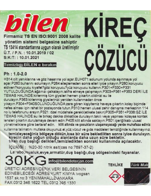 Kireç Sökücü 5kg